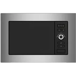 Continental Edison Mikrowelle MO20IXES 800W 20 L, Mikrowelle, Schwarz