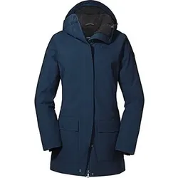 SCHÖFFEL Damen Winterjacke "Ins. Parka Rotterdam L", Größe 38 in Blau Blau