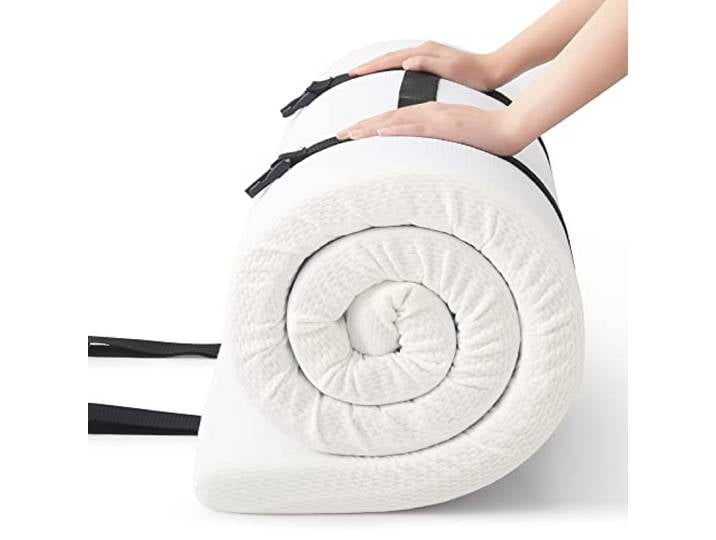 Jamdok 5,1 cm schmale Doppelbett-Matratzenauflage, hochdichte, belüftete Matratze, Kinderbettmatratze (190,5 x 76,2 cm)