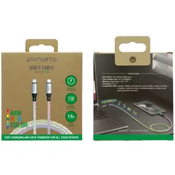 4smarts USB-C Kabel RGBCord 60W 1,5m