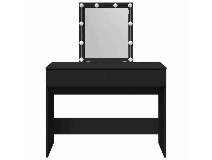 Moderne Coiffeuse pour Chambre - jill's - avec LED - noir 100x40x130 cm CCC482
