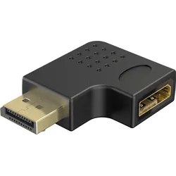 GOOBAY 77131 - DisplayPort Adapter, DP Stecker auf DP Buchse