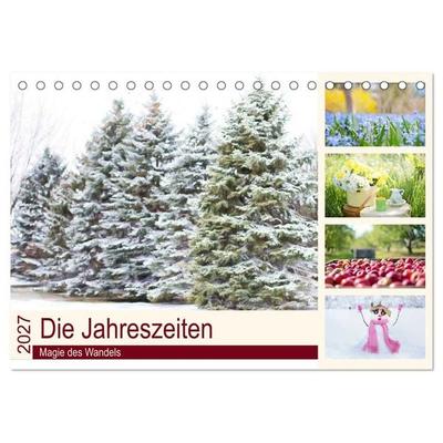 Die Jahreszeiten. Magie des Wandels (Tischkalender 2027 DIN A5 quer), CALVENDO Monatskalender