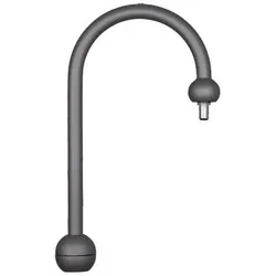 Siteco 5NY15711XF08 Mastbogen Siteco eisenglimmer (DB 702S) Kleine Glocke