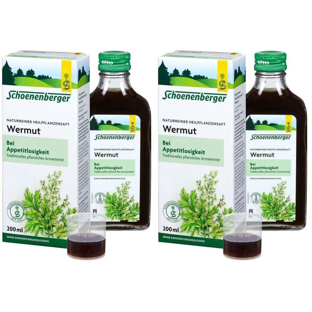 Wermutsaft Schoenenberger 2x 2x200 ml Saft