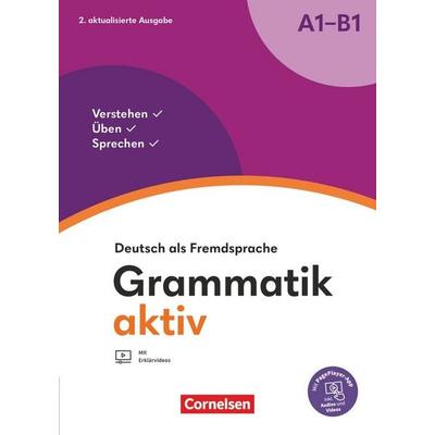 Grammatik aktiv - Deutsch als Fremdsprache - 2. aktualisierte Ausgabe - A1-B1, Taschenbuch von Friederike Jin,Ute Voss, Cornelsen Verlag,