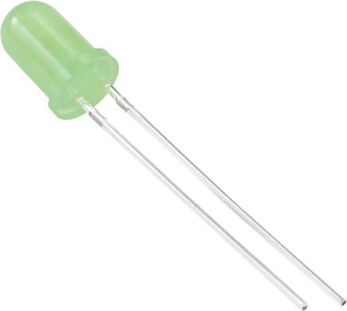 TRU COMPONENTS LED bedrahtet 5mm Gelb-Grün Rund 5mm 68 mcd 60° 20mA