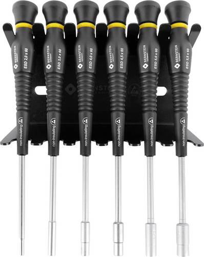 Bernstein Tools for Electronics ESD Schraubendreher-Set 6teilig Außen-Sechskant