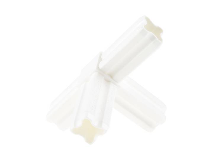 Alfer Knoten-Verbinder Weiss