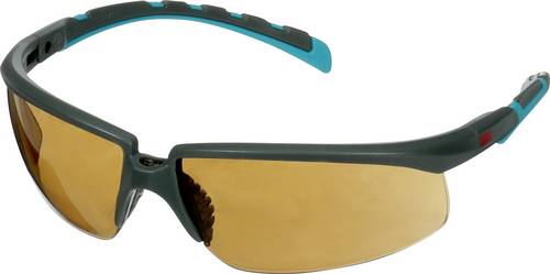3M S2005SGAF-BGR Schutzbrille mit Antibeschlag-Schutz, mit Antikratz-Schutz, winkelverstellbar Türkis, Grau EN 166 DIN 166