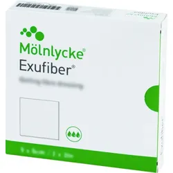 EXUFIBER 5x5 cm Gel-Faserverband 10 St
