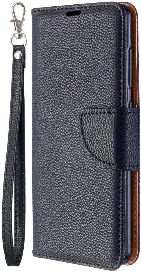 EIDERWOOD - Samsung Galaxy A41 - Kunstlæder Flip Cover m. Kortholder & Ståfunktion - Sort
