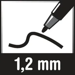 STAEDTLER Fineliner pigment liner 308 12-9 1,2mm schwarz