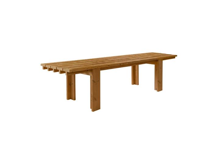 Vaarnii Table 013 Osa Outdoor Table Pin traité thermiquement, 333×94×78 cm