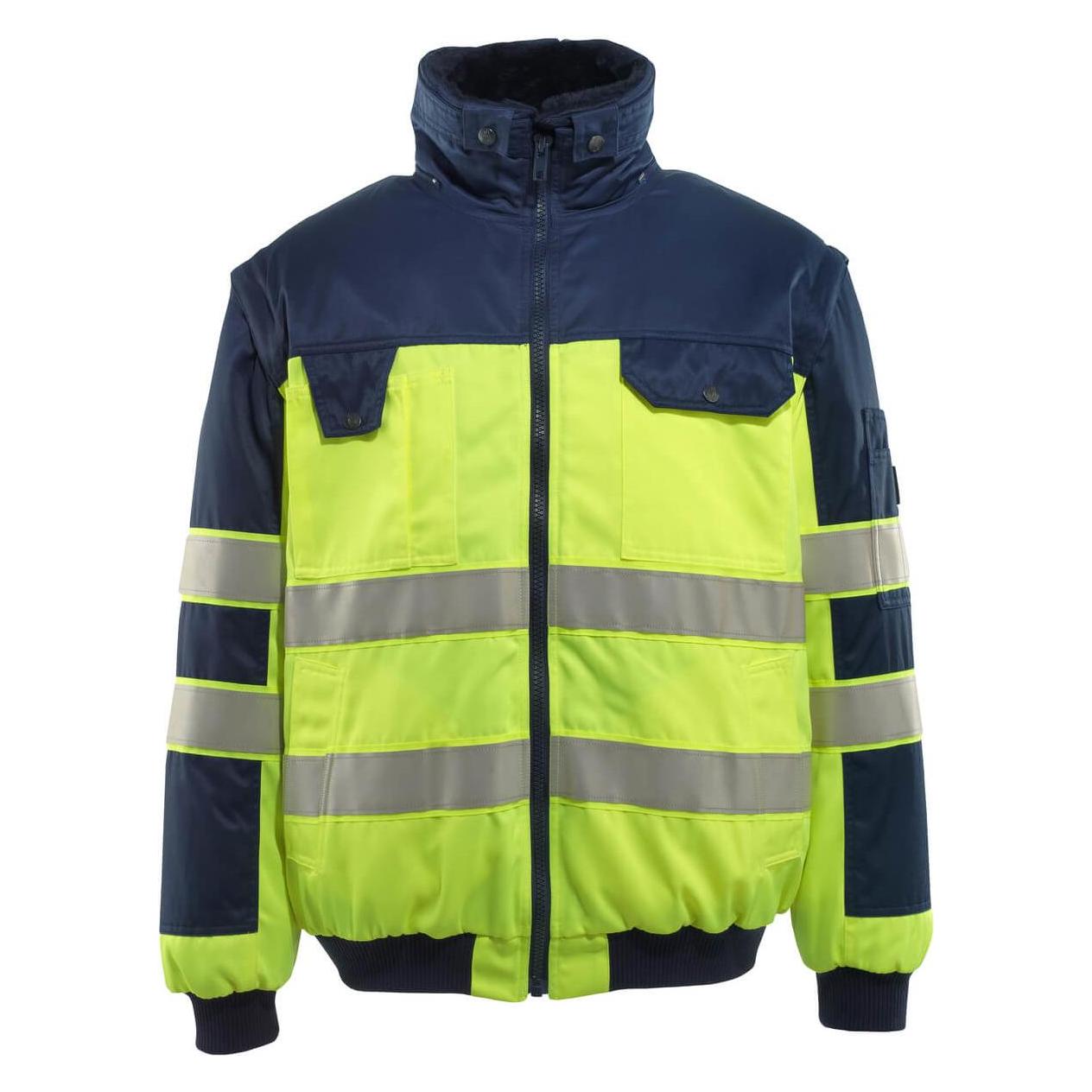Mascot Livigno Pilot Jacke XS gelb/marine, 00920-660-171 (XS) (5708628287135)