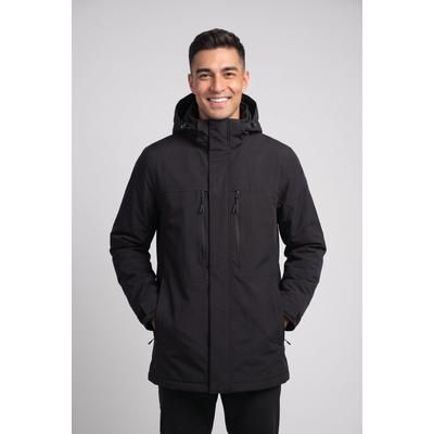 Funktionsjacke ICEPEAK "ICEPEAK ALSTON", Herren, Gr. 46, schwarz (basic schwarz), Obermaterial: 100% Polyester. Futter: 100% Polyester. Wattierung: 100% Polyester, Jacken Funktionsjacke, Funktionsjacke für den Outdoorbereich, sportlicher Stil, aus...