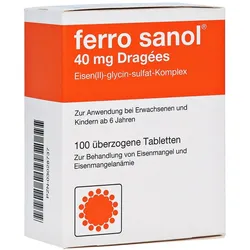 Ferro Sanol Überzogene Tabletten 100 St