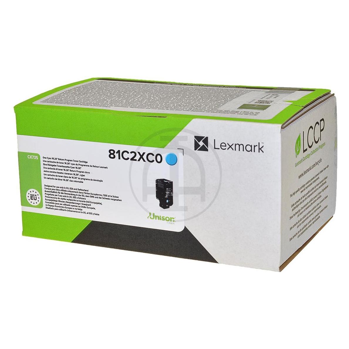 Lexmark CS/X73x Rtn 16.2K Cartridge (C) (81C2XC0)
