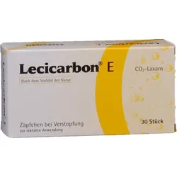 LECICARBON E CO2 Laxans Erwachsenensuppositorien 30 St