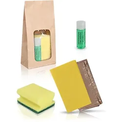 Amenities- Reinigungsset in Bio Box Nr. 1 für Touristenunterkünfte - 30 Stück