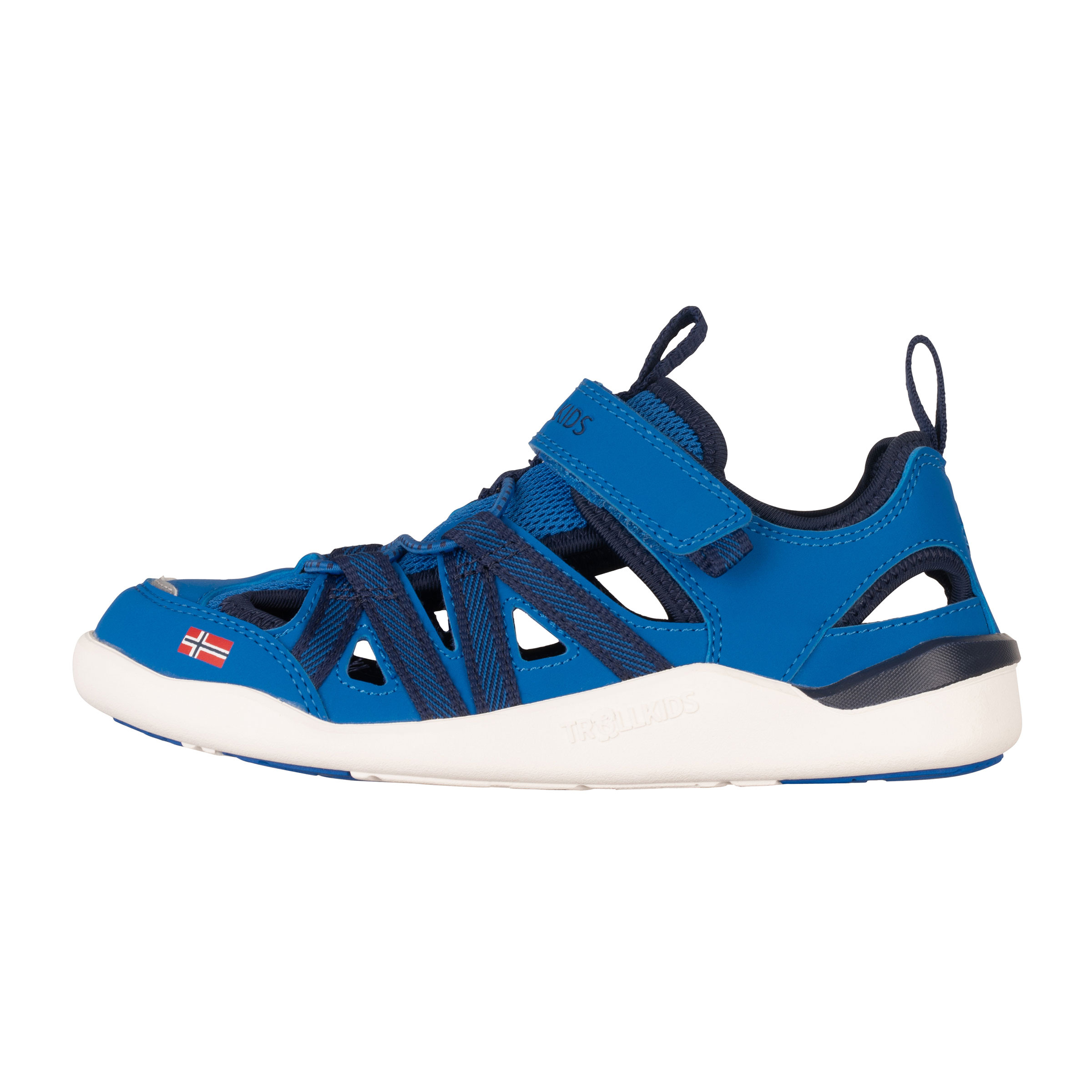 Trollkids Saltfjord Sandale Kinder Barfußschuhe blau Größe 40 Lifestyle Schnell trocknend