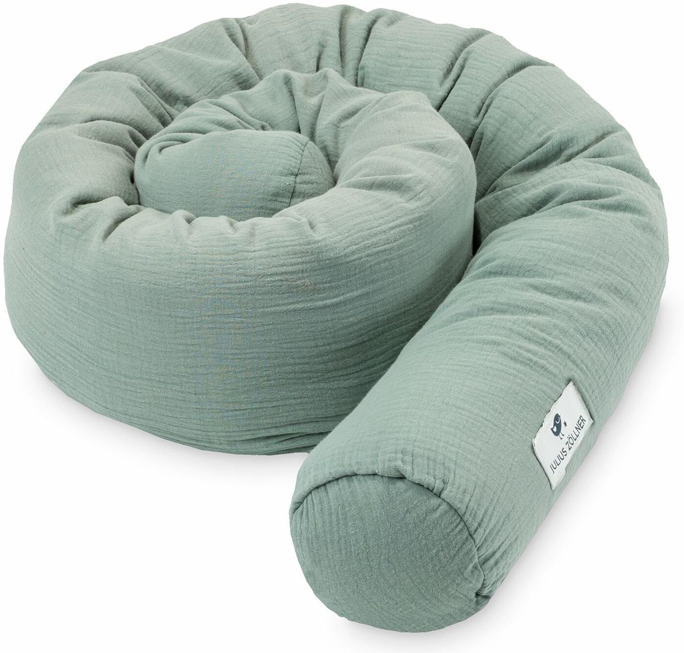 Bettnestchen JULIUS ZÖLLNER, Baby, grün, Obermaterial: 100% Baumwolle, Bettnestchen Bettnestchen grün Einheitsgröße