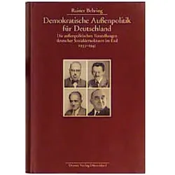 Demokratische Aussenpolitik für Deutschland, Fachbücher von Rainer Behring