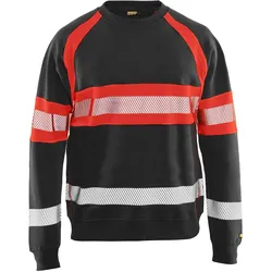 Blakläder, Arbeitsoberteil, Sweatshirt mit hoher Sichtbarkeit (S)