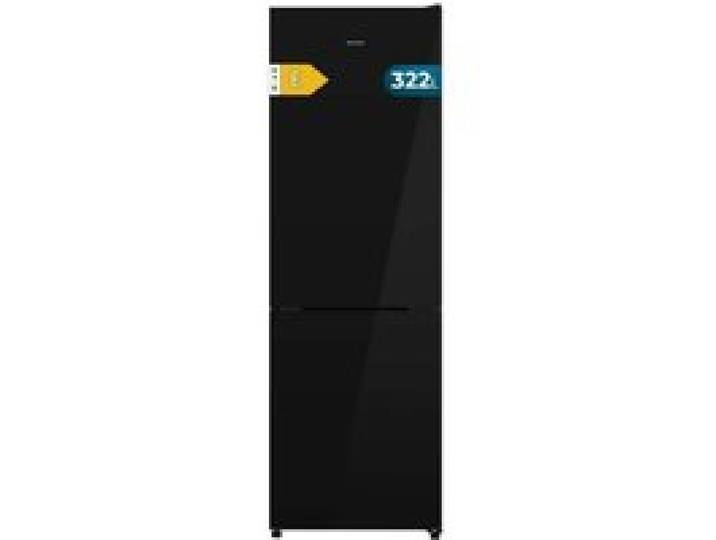 Cecotec Réfrigérateur Combiné Total No Frost de 322L Bolero CoolMarket Combi 322i Black Glass E. Hauteur 185 5cm 59