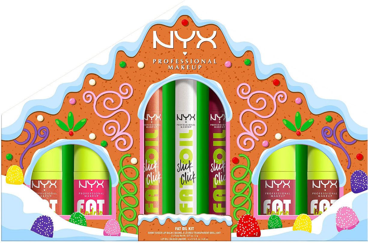 NYX Professional Makeup NYX Holiday Fat Oil Gingerbread House Gift Set