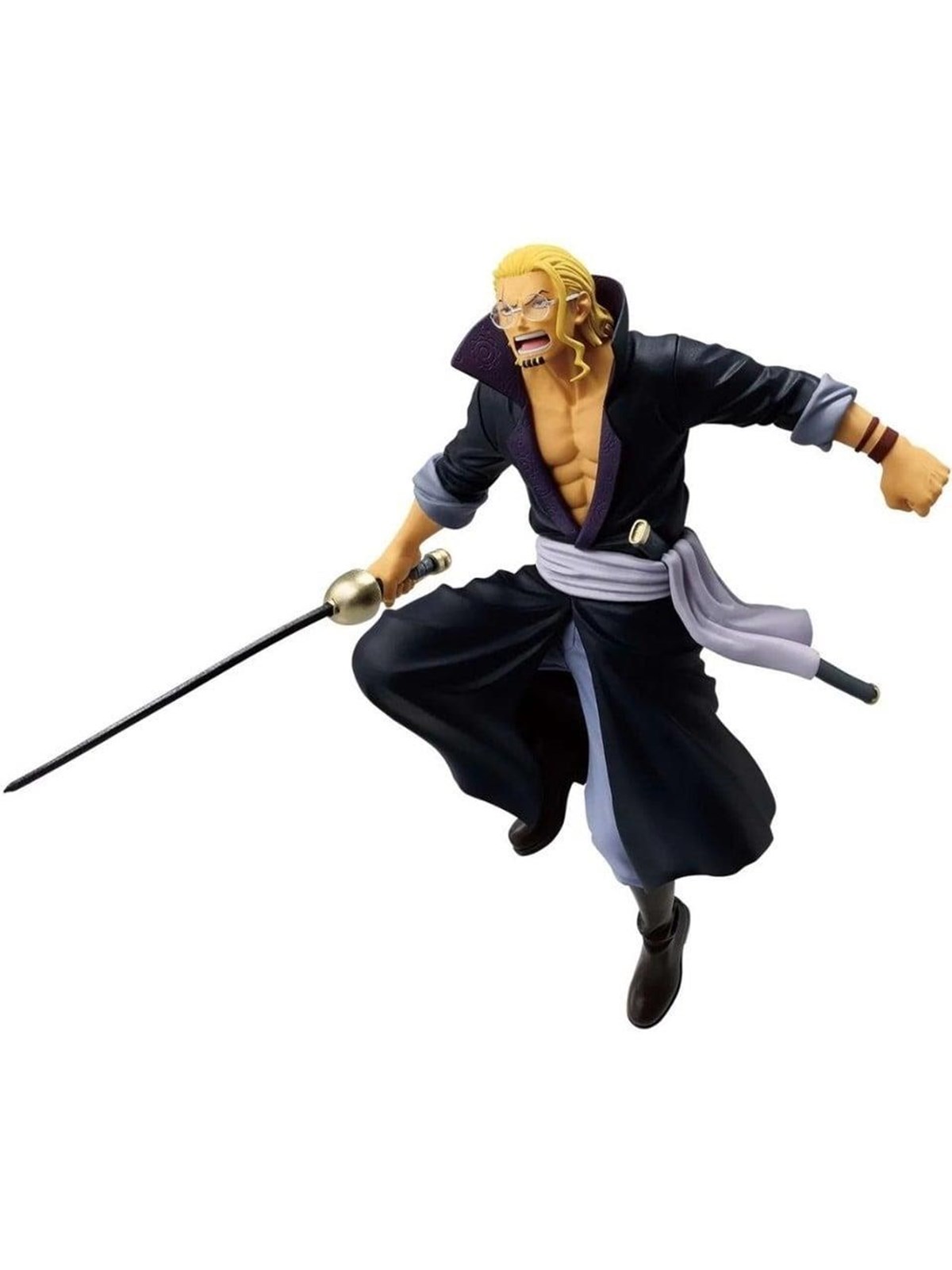 Banpresto - One Piece - Silvers Rayleigh (Battle Record Collection) 16 cm - Figur