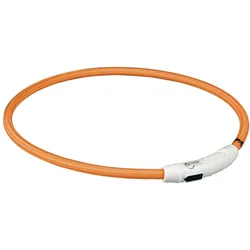 4x Trixie Flash Leuchtring (L, XL, Hund, Spazieren), Halsband + Leine