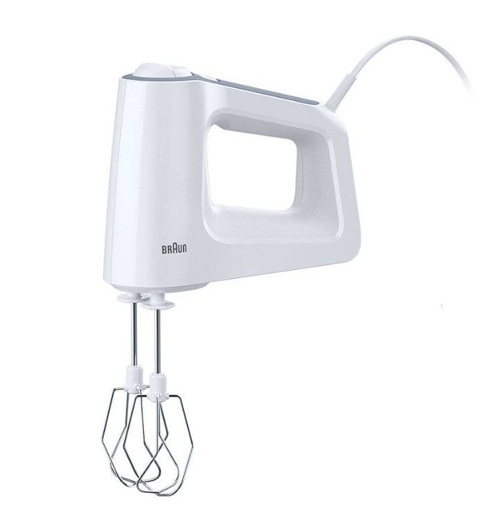 Braun HM3135WH MultiMix 3 Handmixer 5 Stufen 500 W (Grau, Weiß) 0X22211009