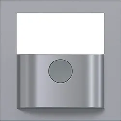 Hager Bewegungsmelder Aufsatz für Einsatz UP 1,1m/2,2m, mit Taste, A.x/C.x, Titan metallisch