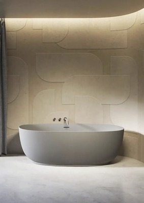 RIHO Phatos freistehende Badewanne, 170x80x57cm, 265 Liter, B162001085