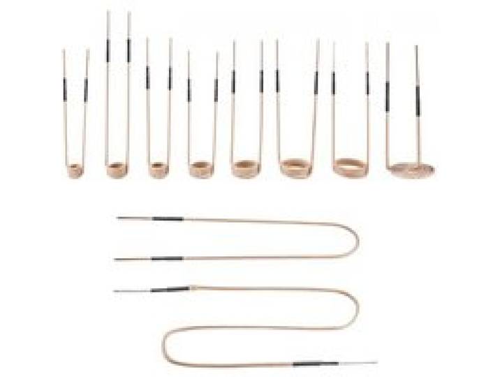 VEVOR 10-tlg. magnetische Induktionsheizspule, Mini Heizspulen Set mit Flexibilität & langer Lebensdauer, zum Entfernen von rostigen Schrauben & Muttern, 8 Spulen + 1 U-förmige + 1 freie Form