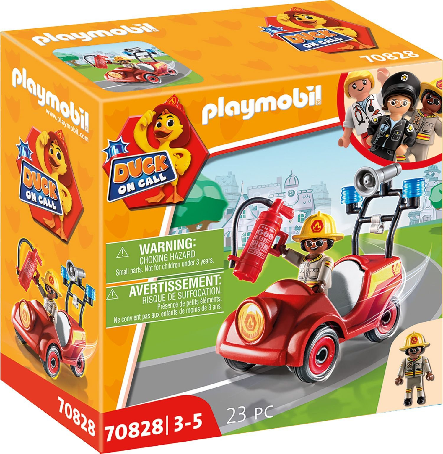 Playmobil Duck On Call Mini-Brandauto 70828 Constructiespeelgoed