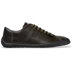 Camper für Herren. K101114-012 Grüne Leder-Sneaker Peu Path+ dunkel (40), Wohnung, Schnürsenkel, Lässig