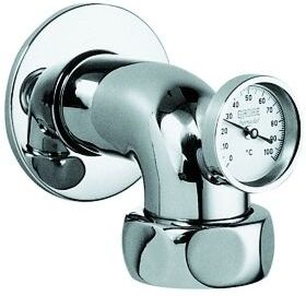 Grohe Abgangsbogen 12448 12448000 mit Thermometer 2"x1 1/2" chrom