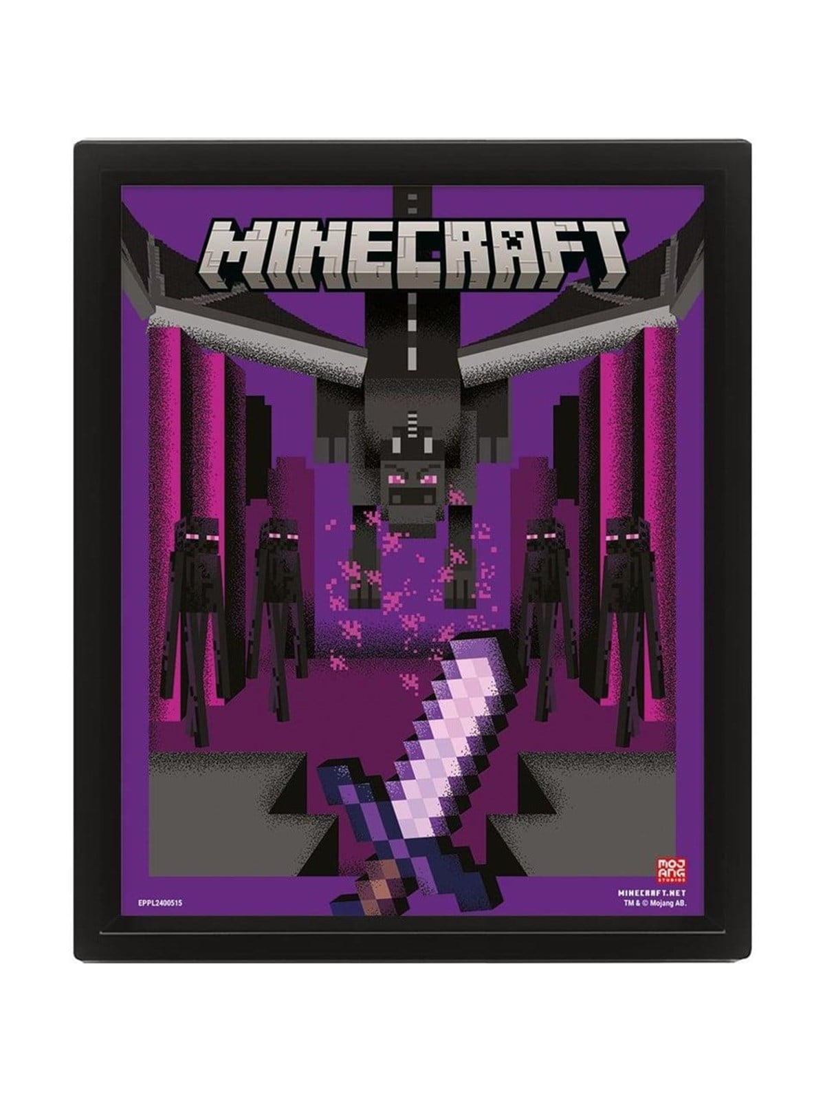 Pyramid - Minecraft (Ender Dragon Dual) Lenticular - Bild