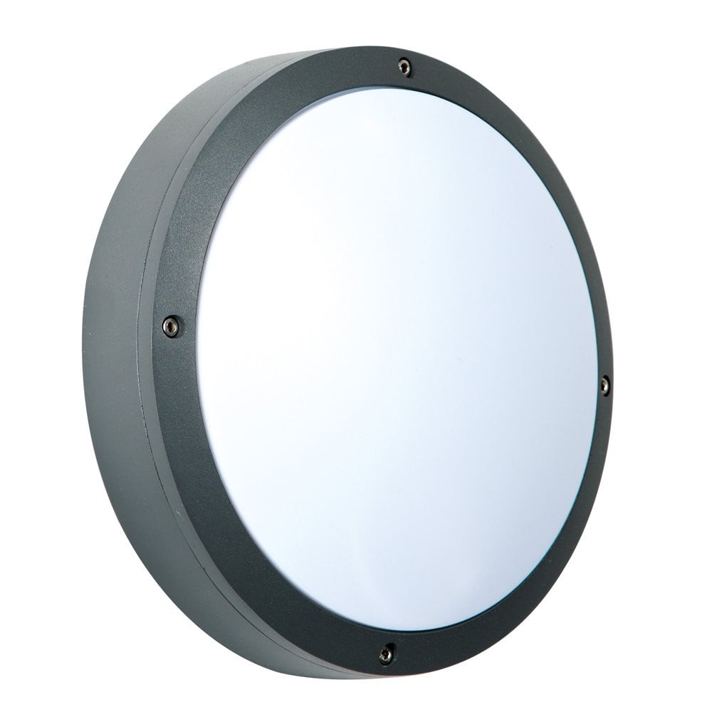 Ronde buitenlamp Lunar van KS Verlichting - Modern aluminium - Wandmontage