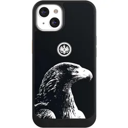 Nivocase Hülle für Apple iPhone 13 Handyhülle NIVOcore Case Schwarz Eintracht Frankfurt Offizielles (Apple iPhone 13), Smartphone Hülle, Schwarz