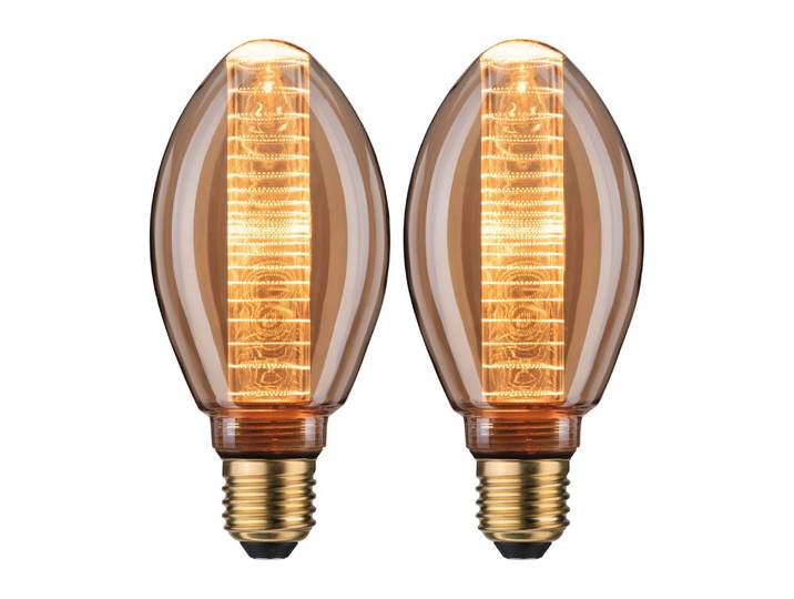 LED-Leuchtmittel Eylau 2er-Set 7 x 16 x 7cm Durchsichtig