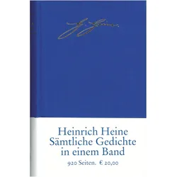 Sämtliche Gedichte in zeitlicher Folge, Belletristik von Heinrich Heine