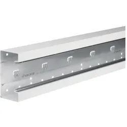 Hager, Leitungsführung, TEH BRS6513019016 Brüstungskanal-Unterteil frontrastend zu BRS 68x130mm Oberteil (200 cm)
