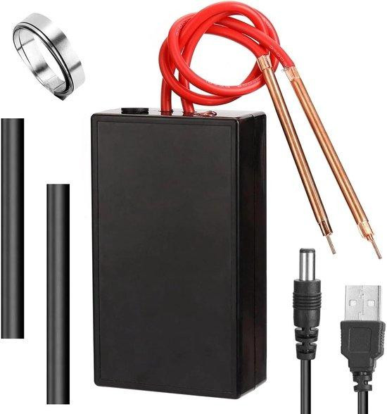 WANGCL Puntlasmachine Set - Mini Lasapparaat voor Batterij Reparatie - 45 Watt - Zwart