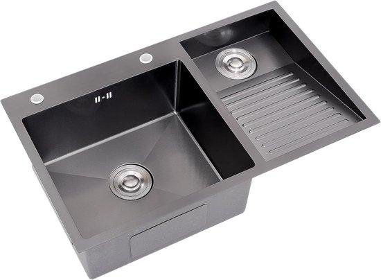 Famanu Spüle mit Waschbecken und Abtropfgestell - Für Balkon und Außenküche