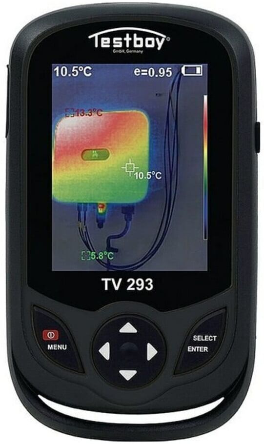 Wärmebildkamera TV 293 3,2Zoll Farb-LC-Display 220x160 Bildpunkte ; Testboy)