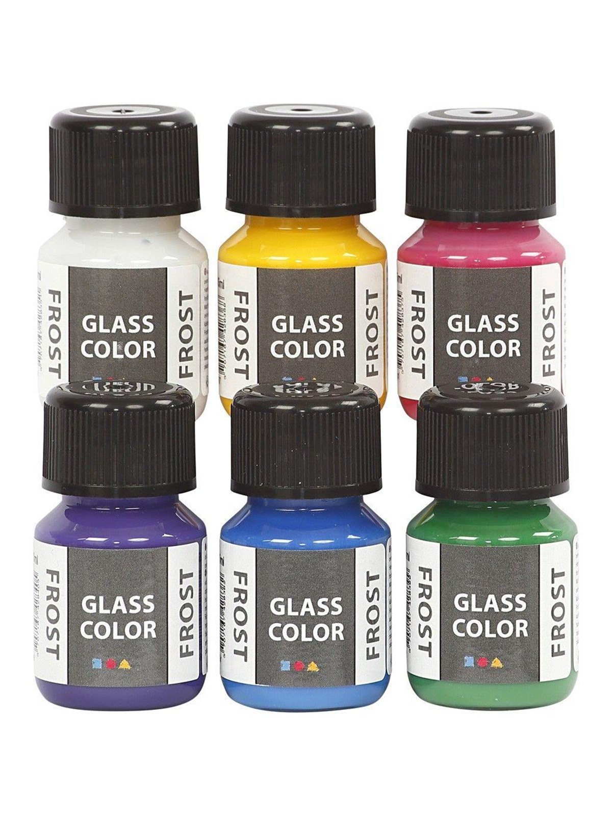 Creativ Company Glass Color Frost Glass Paint Color 6x30ml