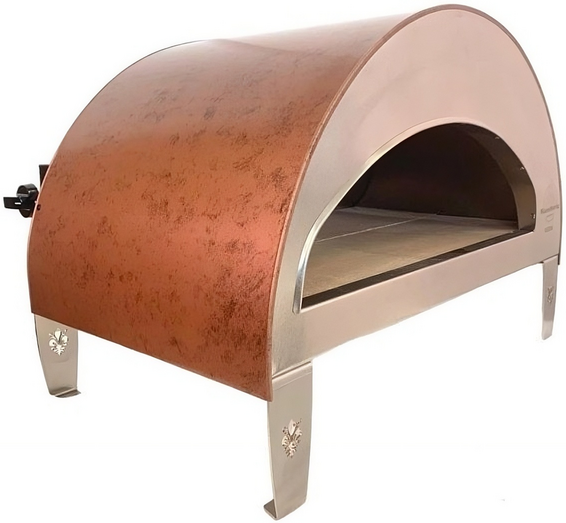 Pizza Party Emozione - Forno a gas per pizza da esterno - Camera di cottura 40x70 cm - Piano cottura in biscotto